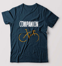 Load image into Gallery viewer, Cycling Companion T-Shirt for Men-Petrol Blue-Ektarfa.online
