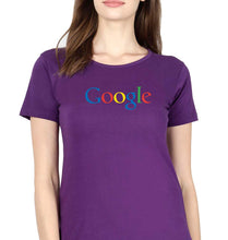 Load image into Gallery viewer, Google T-Shirt for Women-Purple-Ektarfa.online
