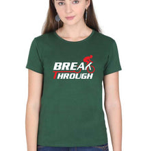 Load image into Gallery viewer, Cycling T-Shirt for Women-Dark Green-Ektarfa.online
