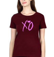 Load image into Gallery viewer, The Weeknd XO T-Shirt for Women-Maroon-Ektarfa.online
