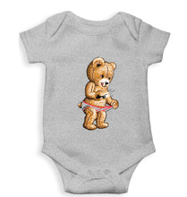 Load image into Gallery viewer, Domrebel Bear Kids Romper For Baby Boy/Girl-Grey-Ektarfa.online
