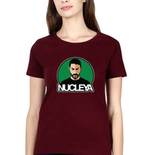 Load image into Gallery viewer, Nucleya T-Shirt for Women-Maroon-Ektarfa.online

