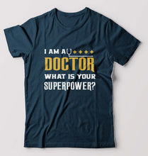 Load image into Gallery viewer, Doctor T-Shirt for Men-Petrol Blue-Ektarfa.online
