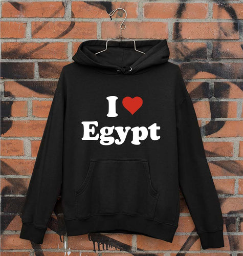 I Love Egypt Unisex Hoodie for Men/Women-Black-Ektarfa.online