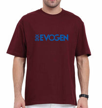 Load image into Gallery viewer, Evogen Oversized T-Shirt for Men-Maroon-Ektarfa.online
