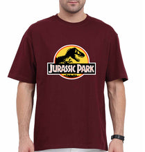 Load image into Gallery viewer, Jurassic Park Oversized T-Shirt for Men-Maroon-Ektarfa.online
