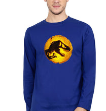 Load image into Gallery viewer, Jurassic World Full Sleeves T-Shirt for Men-Royal Blue-Ektarfa.online
