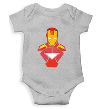 Load image into Gallery viewer, Iron Man Kids Romper Kids Romper For Baby Boy/Girl-0-5 Months(18 Inches)-Grey-Ektarfa.online
