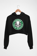 Load image into Gallery viewer, Beavis and Butt-Head Crop HOODIE FOR WOMEN-Black-Ektarfa.online
