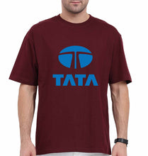 Load image into Gallery viewer, Tata Oversized T-Shirt for Men-Maroon-Ektarfa.online
