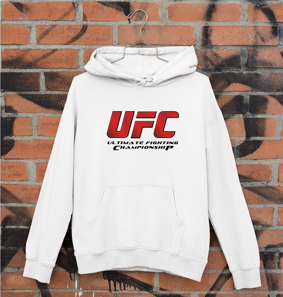 UFC Unisex Hoodie for Men/Women-White-Ektarfa.online