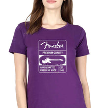 Load image into Gallery viewer, Fender T-Shirt for Women-Purple-Ektarfa.online
