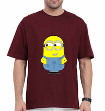 Load image into Gallery viewer, Minion Oversized T-Shirt for Men-Maroon-Ektarfa.online
