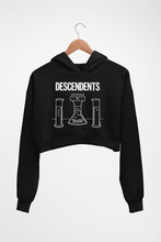 Load image into Gallery viewer, Descendents Crop HOODIE FOR WOMEN-Black-Ektarfa.online
