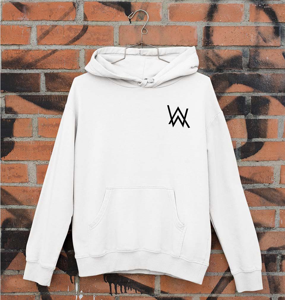 Alan Walker Logo Unisex Hoodie for Men/Women-White-Ektarfa.online