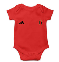 Load image into Gallery viewer, Belgium Football Kids Romper For Baby Boy/Girl-0-5 Months(18 Inches)-Red-Ektarfa.online
