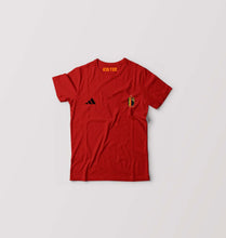 Load image into Gallery viewer, Belgium Football Kids T-Shirt for Boy/Girl-Red-Ektarfa.online
