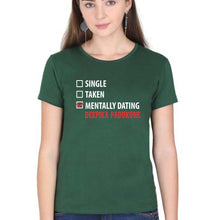 Load image into Gallery viewer, Deepika Padukone T-Shirt for Women-Dark Green-Ektarfa.online
