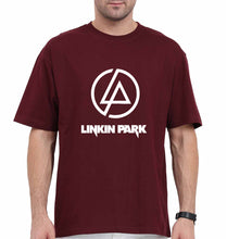 Load image into Gallery viewer, Linkin Park Oversized T-Shirt for Men-Maroon-Ektarfa.online
