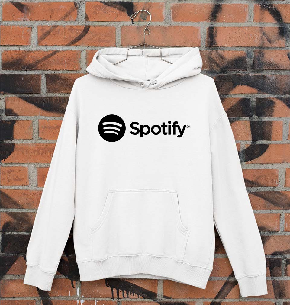 Spotify Unisex Hoodie for Men/Women-White-Ektarfa.online