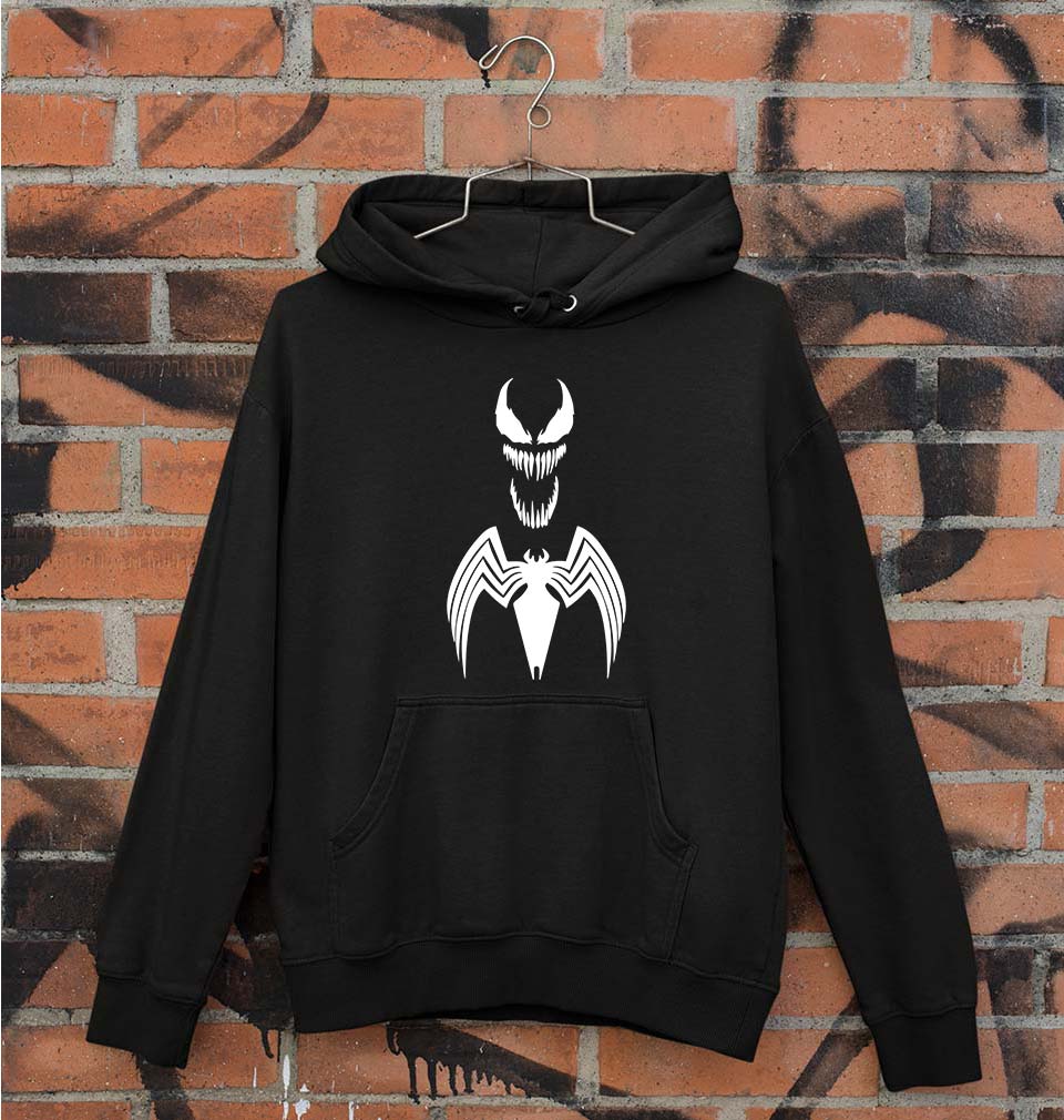 Venom Spiderman Superhero Unisex Hoodie for Men/Women-Black-Ektarfa.online
