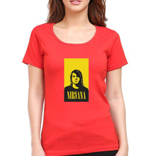 Load image into Gallery viewer, Nirvana T-Shirt for Women-Red-Ektarfa.online
