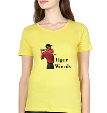 Load image into Gallery viewer, Tiger Woods T-Shirt for Women-Yellow-Ektarfa.online
