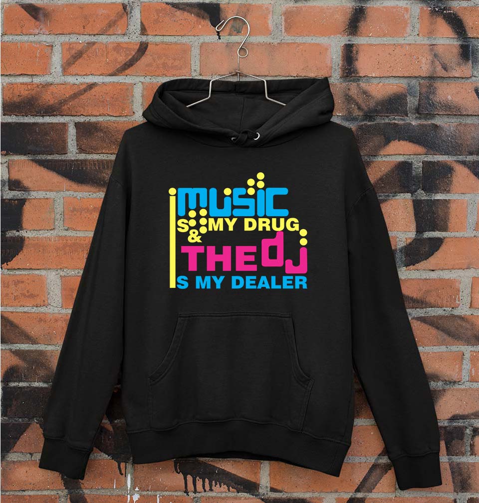 Music Unisex Hoodie for Men/Women-Black-Ektarfa.online
