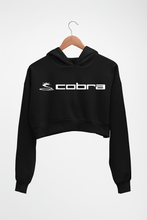 Load image into Gallery viewer, Cobra Golf Crop HOODIE FOR WOMEN-Black-Ektarfa.online
