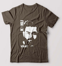 Load image into Gallery viewer, Virat Kohli T-Shirt for Men-Olive Green-Ektarfa.online
