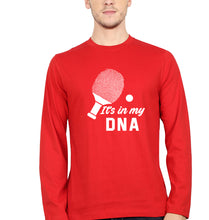 Load image into Gallery viewer, Table Tennis (TT) DNA Full Sleeves T-Shirt for Men-Red-Ektarfa.online
