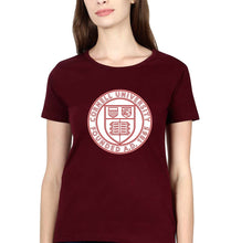 Load image into Gallery viewer, Cornell University T-Shirt for Women-Maroon-Ektarfa.online
