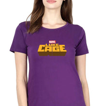 Load image into Gallery viewer, Luke Cage T-Shirt for Women-Purple-Ektarfa.online
