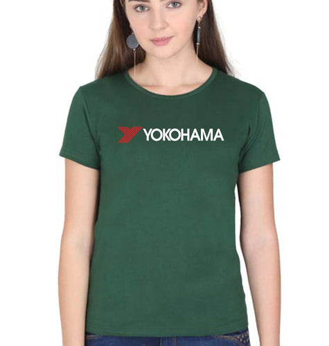 Yokohama T-Shirt for Women-Dark Green-Ektarfa.online