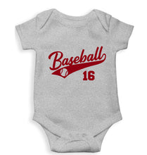 Load image into Gallery viewer, Baseball Kids Romper Kids Romper For Baby Boy/Girl-0-5 Months(18 Inches)-Grey-Ektarfa.online
