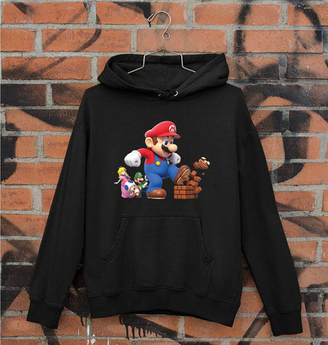 Mario Unisex Hoodie for Men/Women-Black-Ektarfa.online