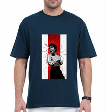 Load image into Gallery viewer, Bruce Lee Oversized T-Shirt for Men-Petrol Blue-Ektarfa.online

