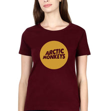 Load image into Gallery viewer, Arctic Monkeys T-Shirt for Women-Maroon-Ektarfa.online
