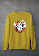Load image into Gallery viewer, Domrebel Bunny Unisex Sweatshirt for Men/Women-Mustard Yellow-Ektarfa.online
