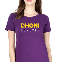Load image into Gallery viewer, MS Dhoni (MSD) T-Shirt for Women-Purple-Ektarfa.online
