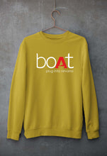 Load image into Gallery viewer, Boat Unisex Sweatshirt for Men/Women-Mustard Yellow-Ektarfa.online

