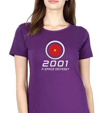 Load image into Gallery viewer, 2001 A Space Odyssey T-Shirt for Women-Purple-Ektarfa.online

