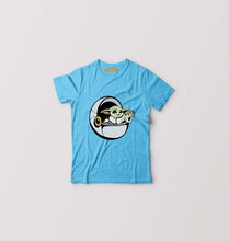 Load image into Gallery viewer, Yoda Star Wars Kids T-Shirt for Boy/Girl-Light Blue-Ektarfa.online
