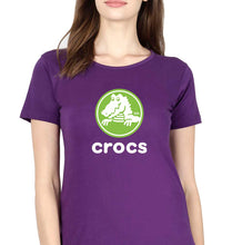 Load image into Gallery viewer, Crocs T-Shirt for Women-Purple-Ektarfa.online
