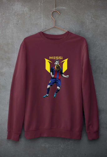 Messi Unisex Sweatshirt for Men/Women-Maroon-Ektarfa.online