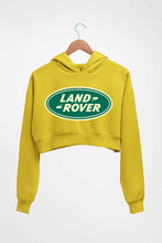Load image into Gallery viewer, Land Rover Crop HOODIE FOR WOMEN-Mustard Yellow-Ektarfa.online

