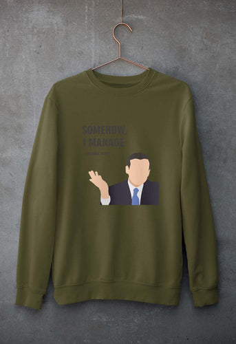 Michael Scott Unisex Sweatshirt for Men/Women-Olive Green-Ektarfa.online