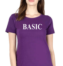 Load image into Gallery viewer, Basic T-Shirt for Women-Purple-Ektarfa.online
