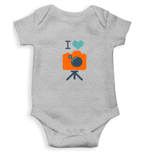 Load image into Gallery viewer, I Love Photography Kids Romper Kids Romper For Baby Boy/Girl-0-5 Months(18 Inches)-Grey-Ektarfa.online
