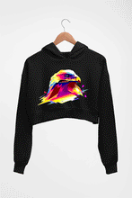 Load image into Gallery viewer, Eagle Crop HOODIE FOR WOMEN-Black-Ektarfa.online
